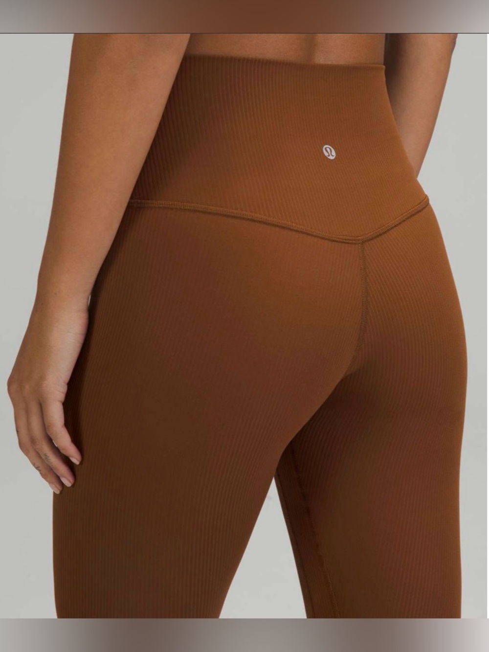 lululemon athletica High-Rise Ribbed Align Leggings in Brown Size 6